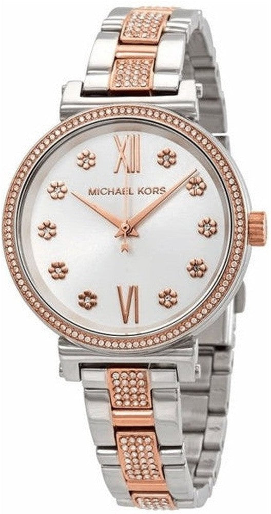 [product_category]-Michael Kors MK3880 watch woman quartz-Michael Kors-Silver-MK3880-1