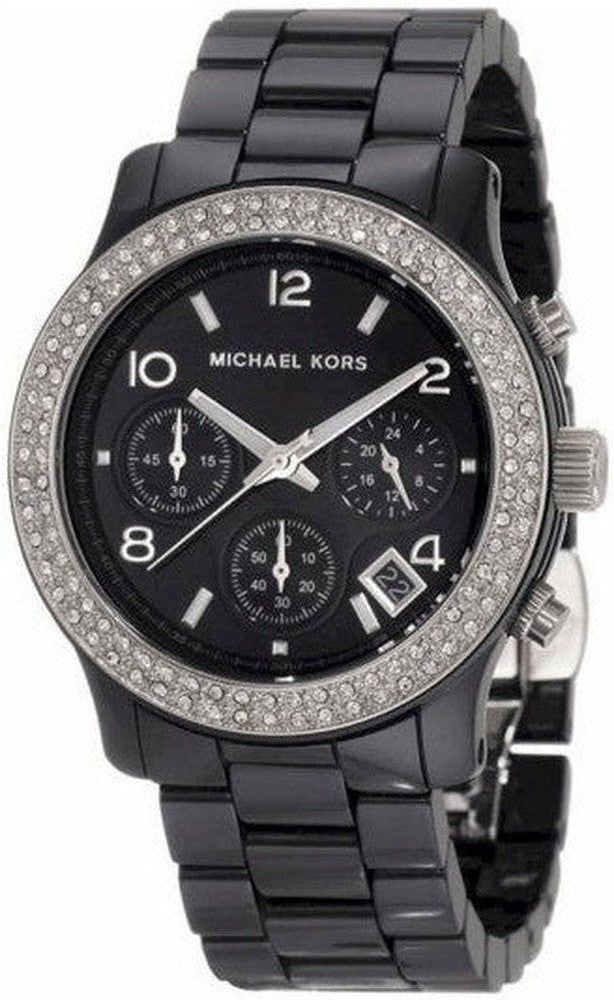 [product_category]-Michael Kors MK5190 watch woman quartz-Michael Kors-Black-MK5190-1