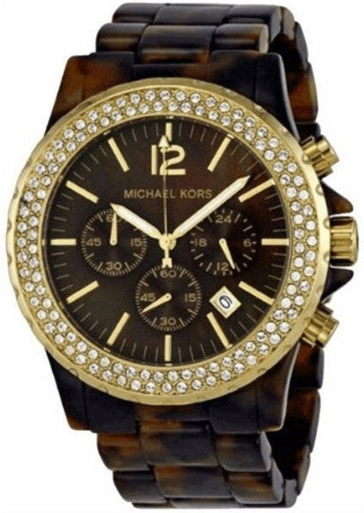 [product_category]-Michael Kors MK5557 watch woman quartz-Michael Kors-Brown-MK5557-1