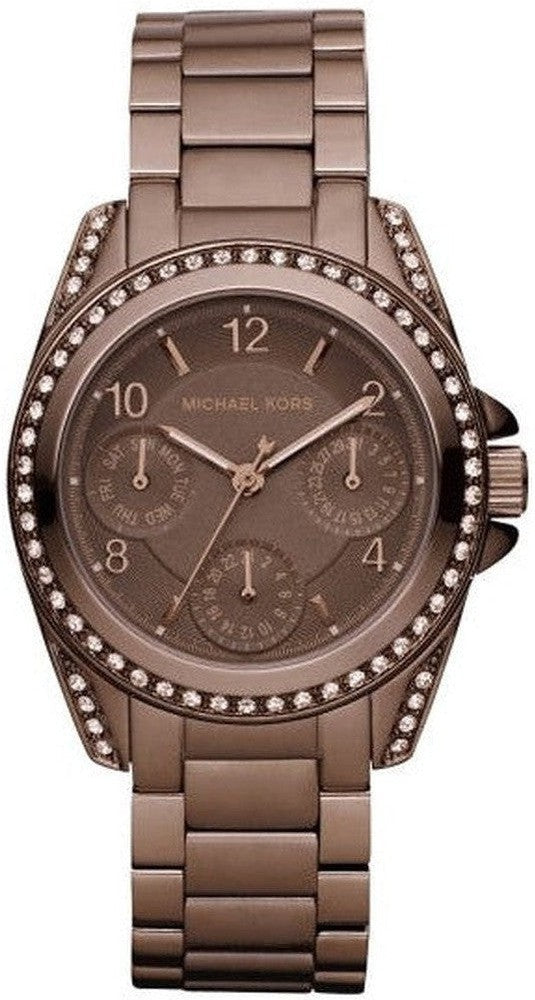 [product_category]-Michael Kors MK5614 watch woman quartz-Michael Kors-Brown-MK5614-1