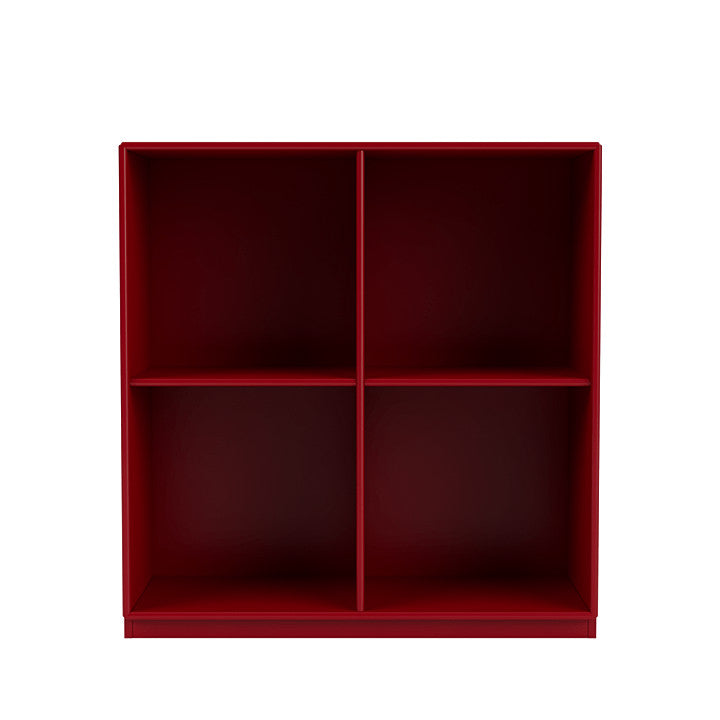 [product_category]-Montana Show Bookcase With 3 Cm Plinth, Beetroot Red-Montana Furniture-5715288031770-0000SHOW-165-06-MON-2