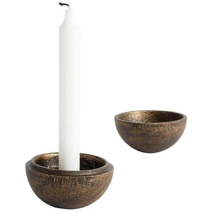 [product_category]-Muubs Aion Candle Holder Antique Brass, ø9cm-Muubs-5711973038000-9280000105-MUU-1