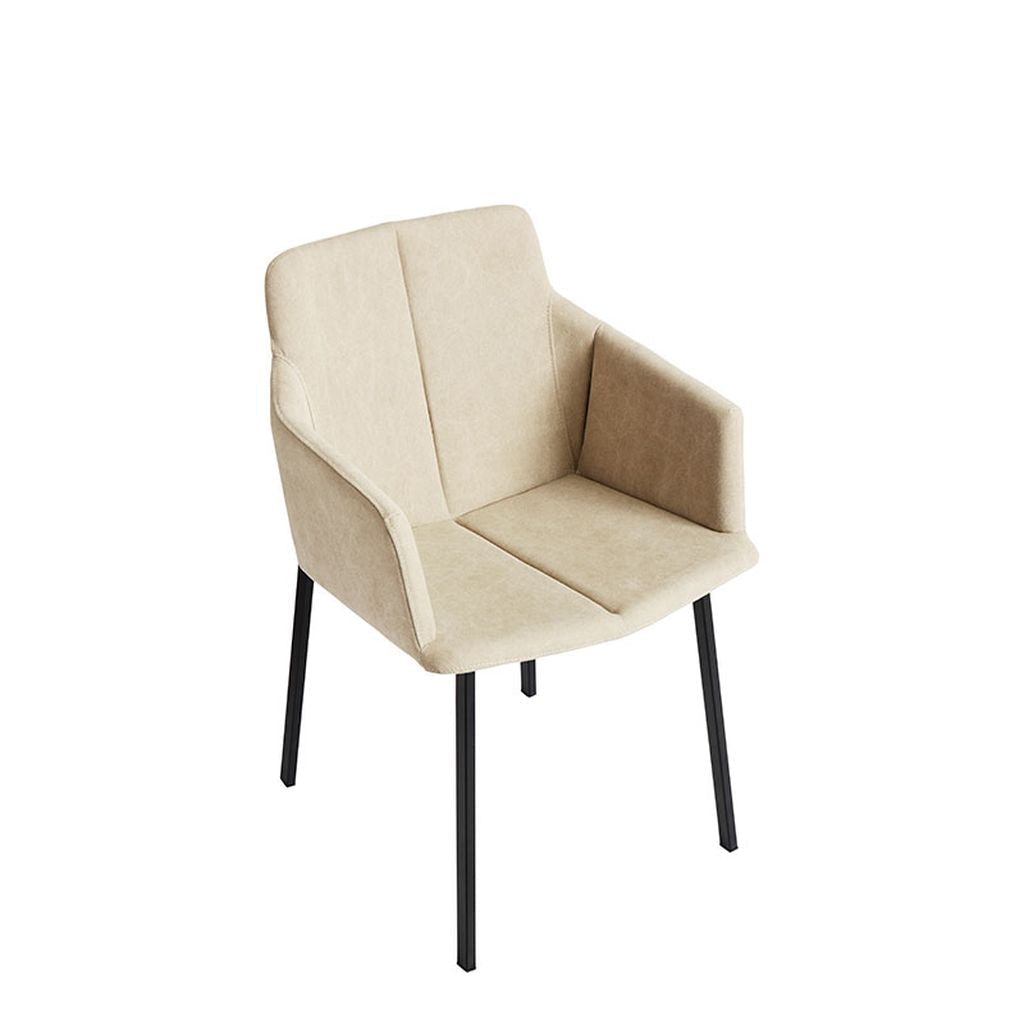 [product_category]-Muubs Chamfer Armchair, Dessert/Black-Muubs-5713524032178-9450002111-MUU-2