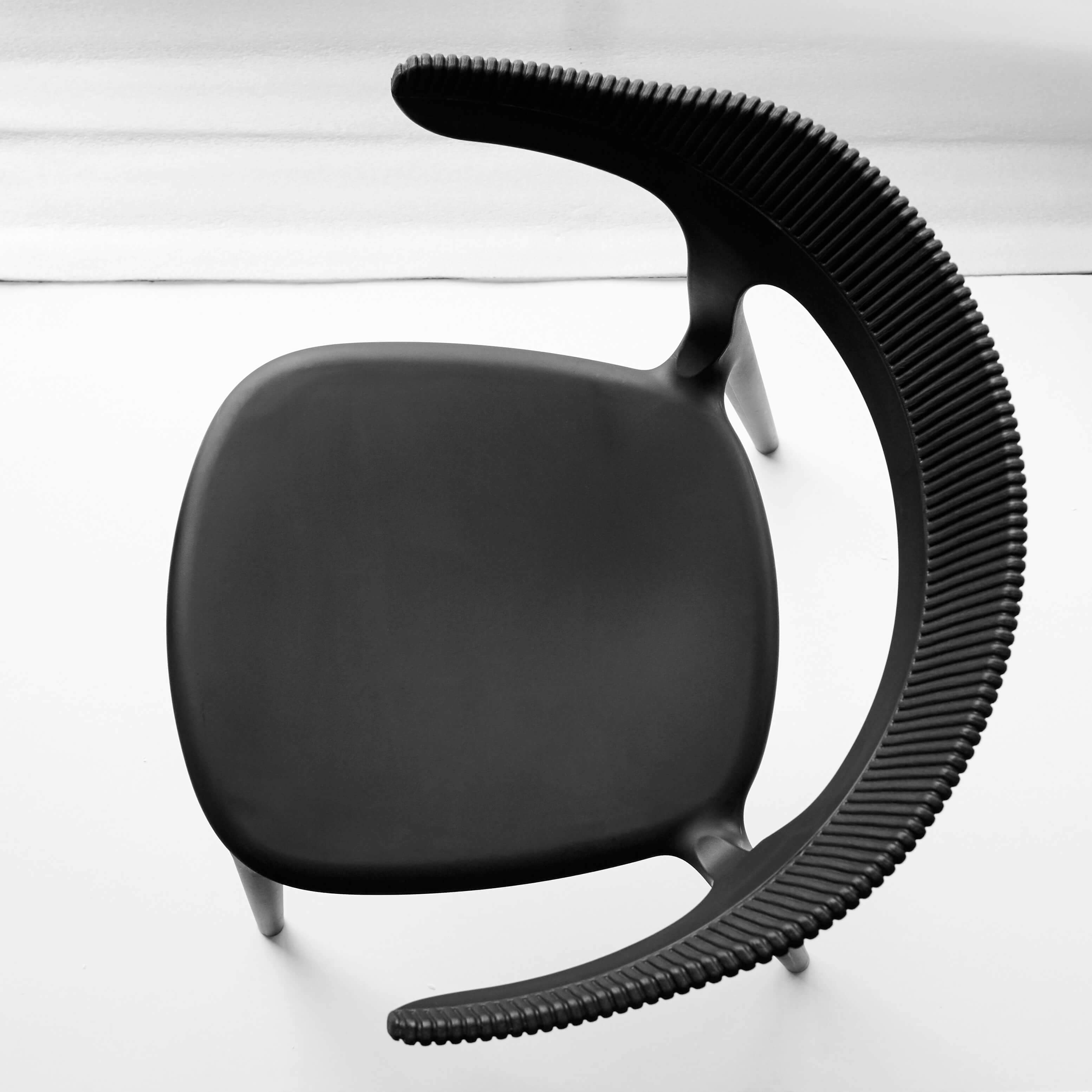 [product_category]-Muubs Luna Stripe Dining Chair, Black-Muubs-5711973020388-8020000311-MUU-2