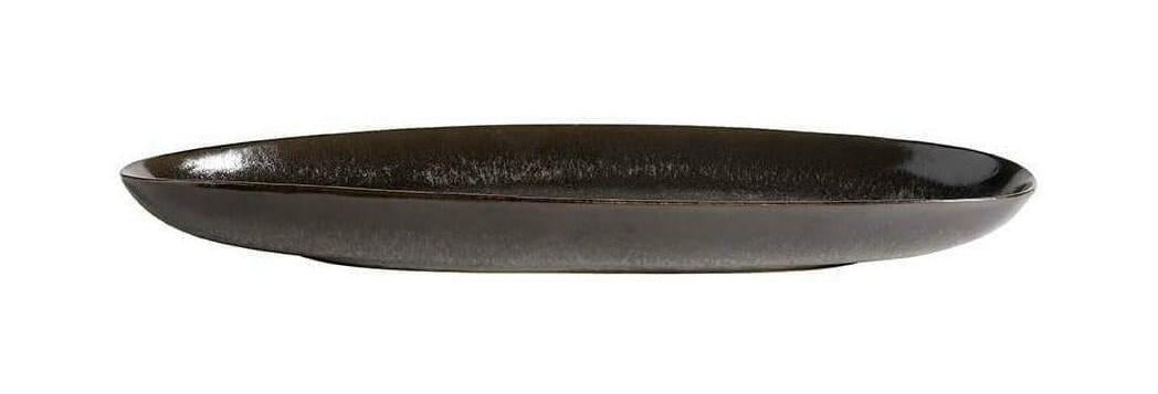 [product_category]-Muubs Mame Serving Plate Oval Coffee, 36,5cm-Muubs-5711973034484-9160000136-MUU-1