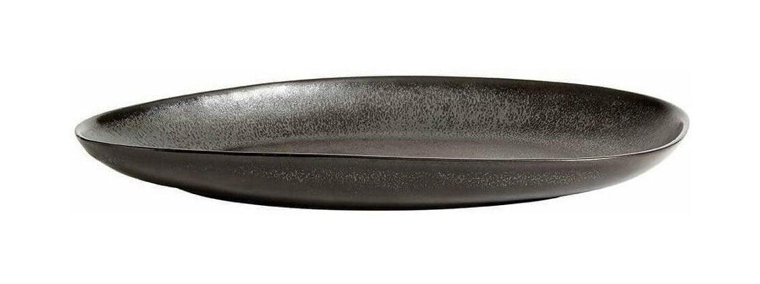 [product_category]-Muubs Mame Serving Plate Oval Coffee, 39cm-Muubs-5711973034491-9160000137-MUU-1