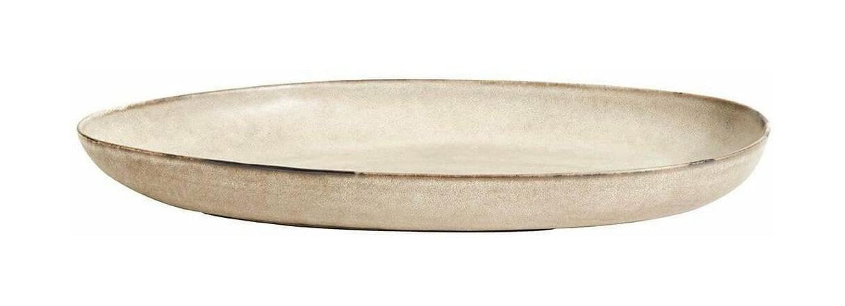[product_category]-Muubs Mame Serving Plate Oval Oyster, 43cm-Muubs-5711973034507-9160000138-MUU-1
