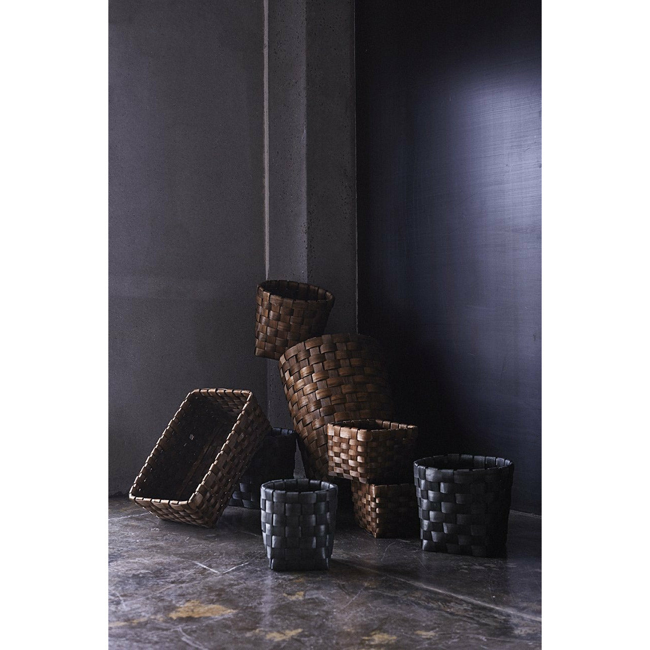 Muubs Repeat Basket Black, 3 Piece