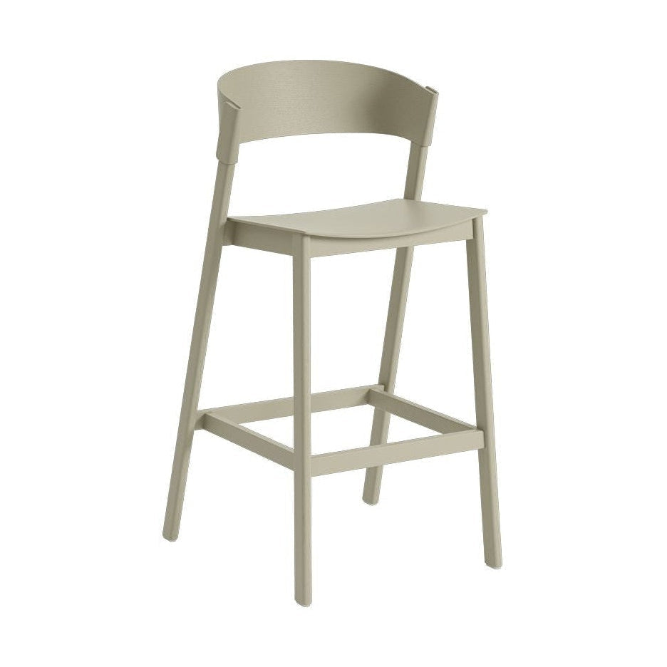 [product_category]-Muuto Cover Bar Stool, Dark Beige-Muuto-5713295967877-33107-MUU-1