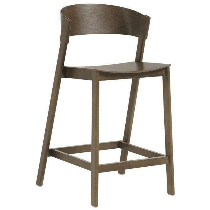 [product_category]-Muuto Cover Counter Stool, Brown Stained Oak-Muuto-5713295307055-33205-MUU-1