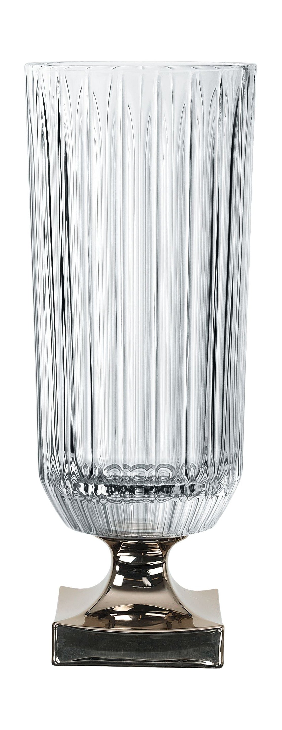 [product_category]-Nachtmann Minerva Vase On Foot Platinum Coated, 40 Cm-Nachtmann-4003762293280-104165-NAC-1