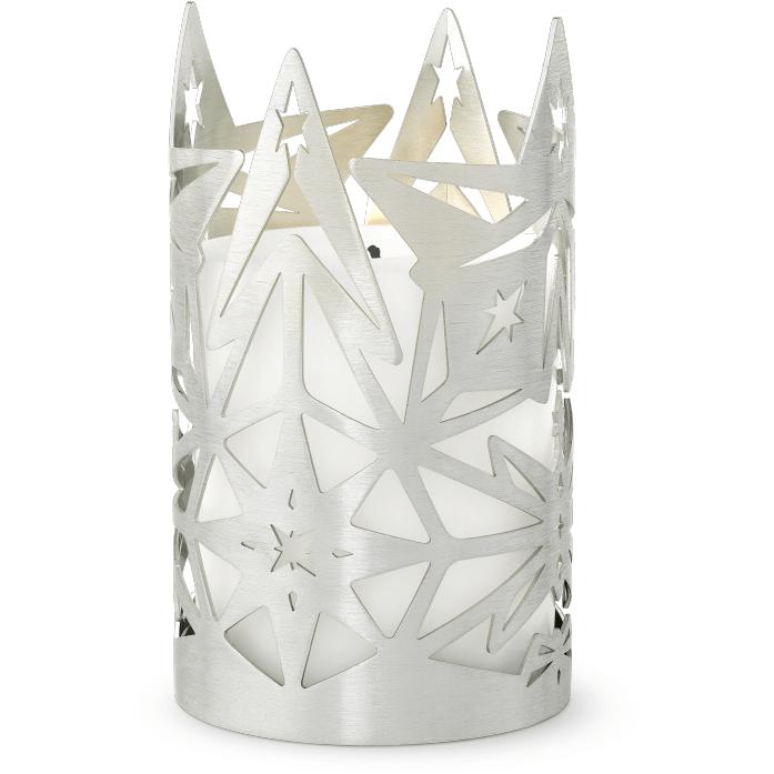 Rosendahl Karen Blixen Block Candle Holder Silver Plated