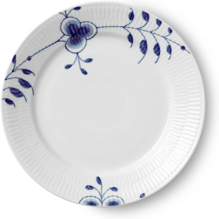 Royal Copenhagen Blau geriffelter Mega-Teller, 22 cm