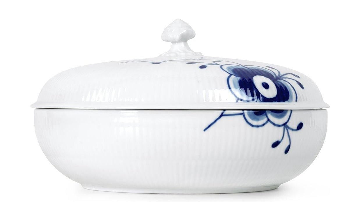 [product_category]-Royal Copenhagen Blue Fluted Mega Serving Bowl With Lid, 130 Cl-Royal Copenhagen-5705140741435-1064777-ROY-1