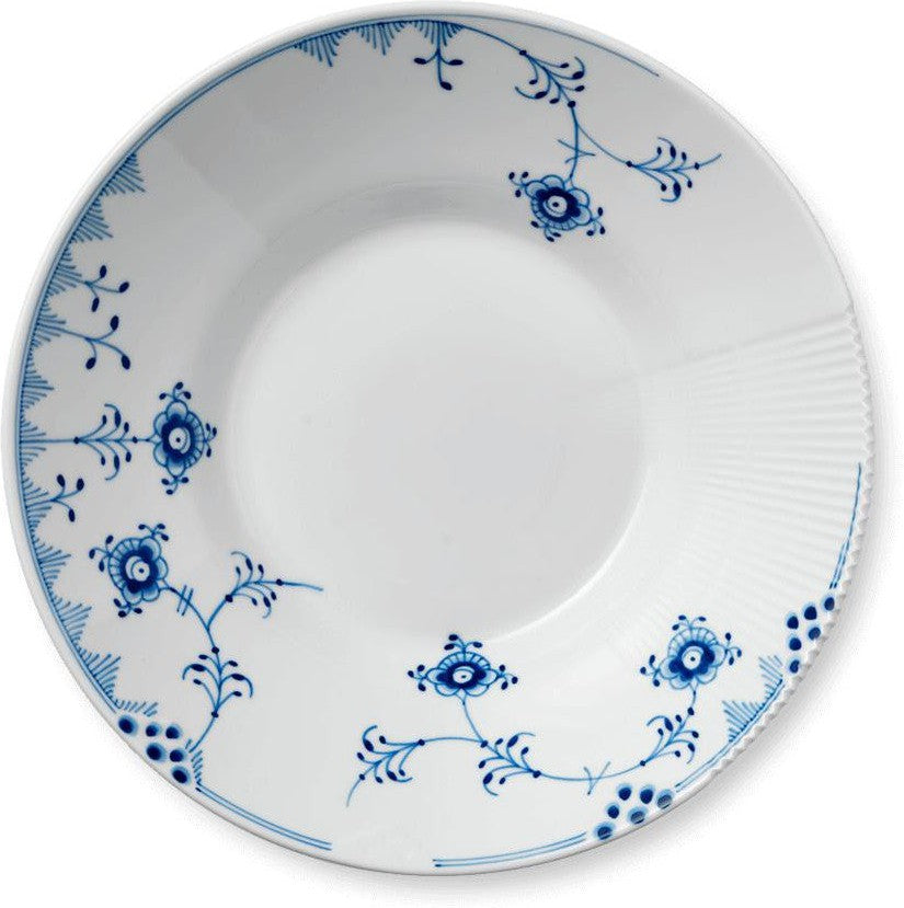 Royal Copenhagen Elements Blauer tiefer Teller, 25 cm