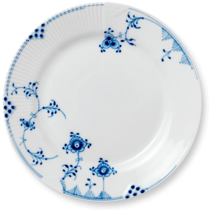 Royal Copenhagen Elements Blauer Teller, 22 cm