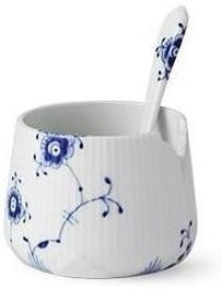 [product_category]-Royal Copenhagen Elements Blue Sugar Bowl With Spoon, 5,5cm-Royal Copenhagen-5705140733614-1028393-ROY-1