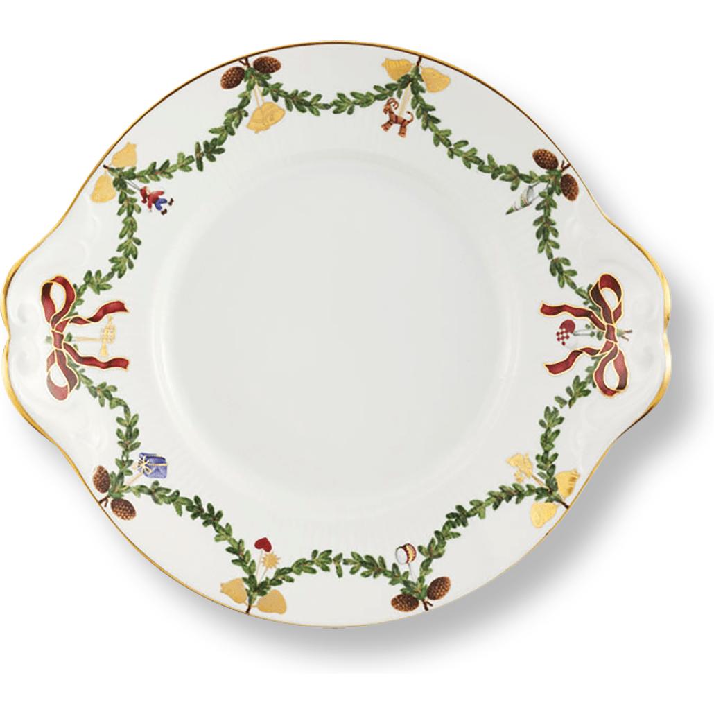 [product_category]-Royal Copenhagen Star Fluted Christmas Platter, 27cm-Royal Copenhagen-5705140243960-1018148-ROY-1