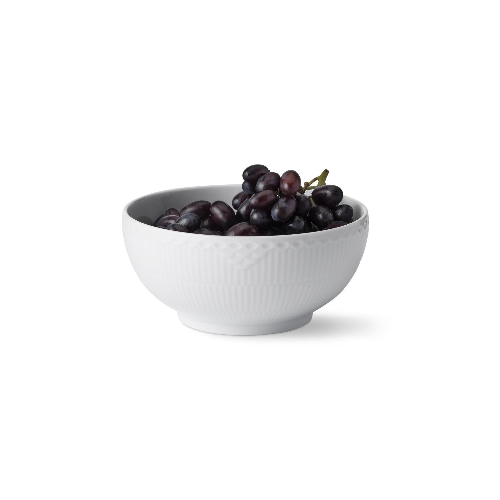 [product_category]-Royal Copenhagen White Fluted Half Lace Bowl, 18cm-Royal Copenhagen-5705140733539-1028385-ROY-2