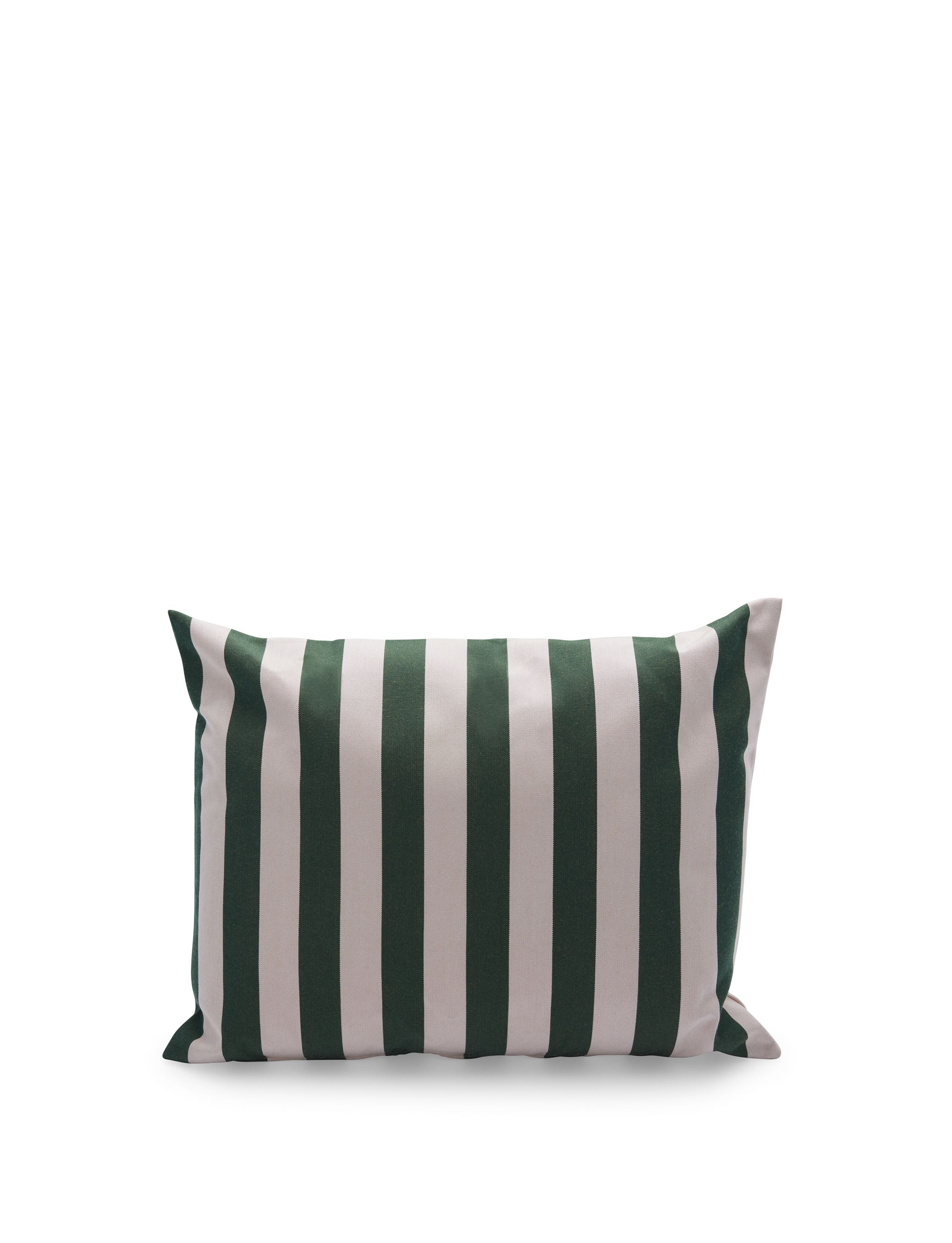 [product_category]-Skagerak Barriere Pillow 50x40 Cm, Light Apricot/Dark Green Stripe-Skagerak-5706420117087-1961187-SKA-1