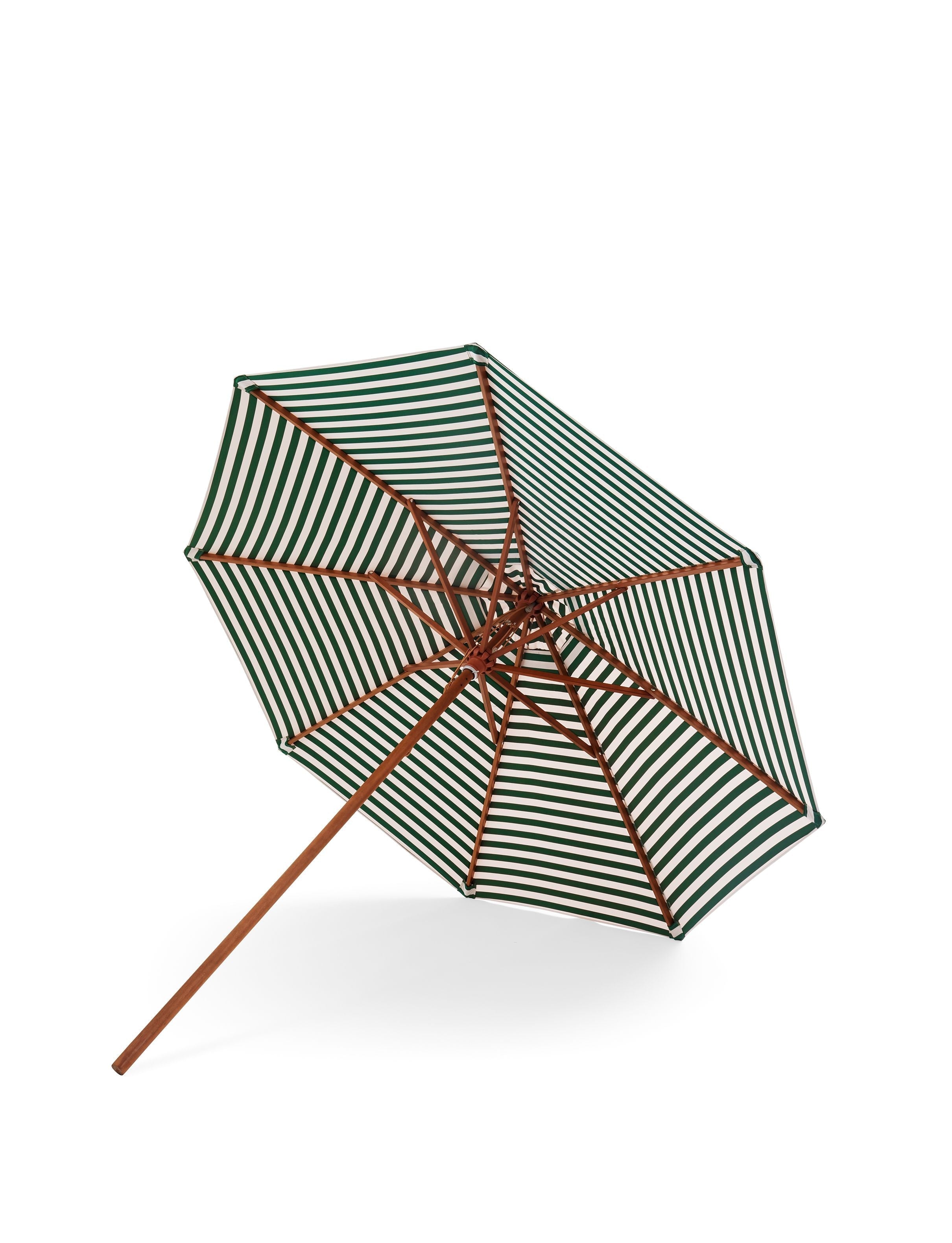 [product_category]-Skagerak Messina Umbrella ø300 Cm, Light Apricot/Dark Green Stripe-Skagerak-5706420117735-1910119-SKA-1