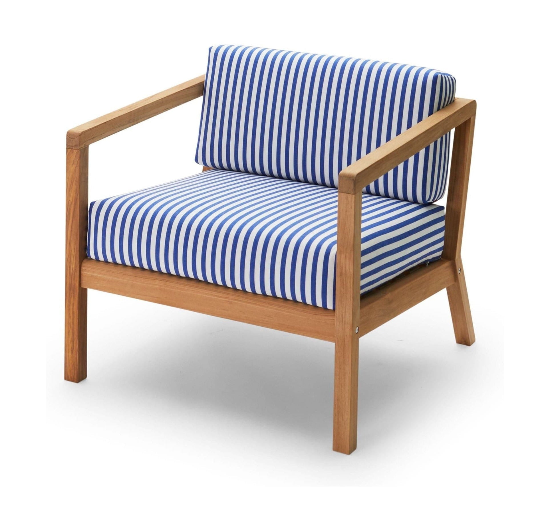 [product_category]-Skagerak Virkelyst Armchair, Sea Blue Stripe-Skagerak-5706420102762-1505884-SKA-1