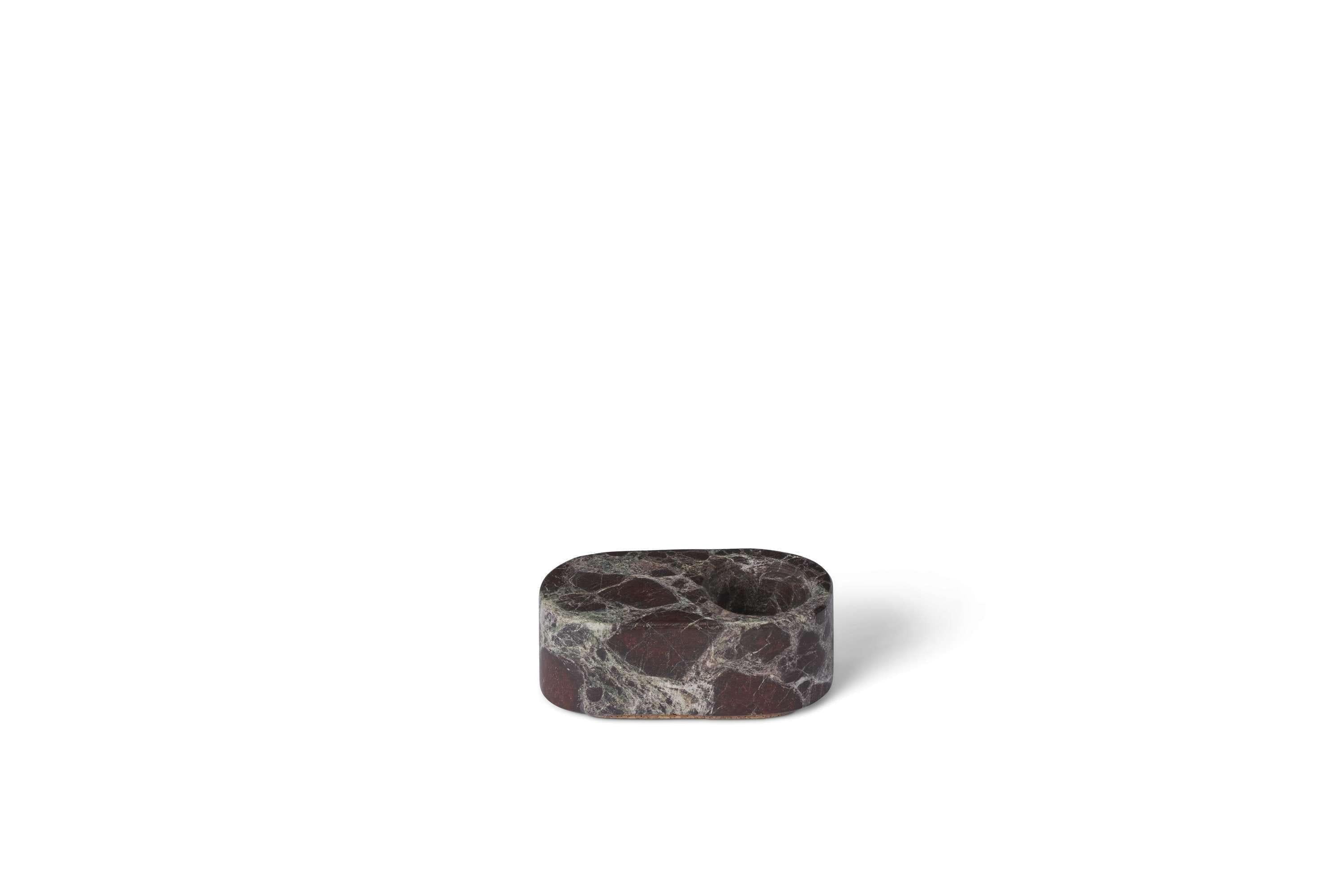 [product_category]-Spring Copenhagen Ovaali Candle Holder, Red-Spring Copenhagen-5713487064568-7042-SPR-2