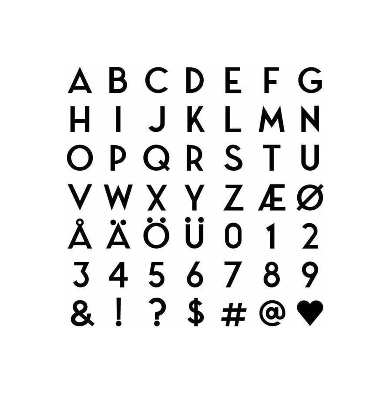 Spring Copenhagen Frühlingssymbole Buchstaben und Symbole Vampire-Schriftart, å