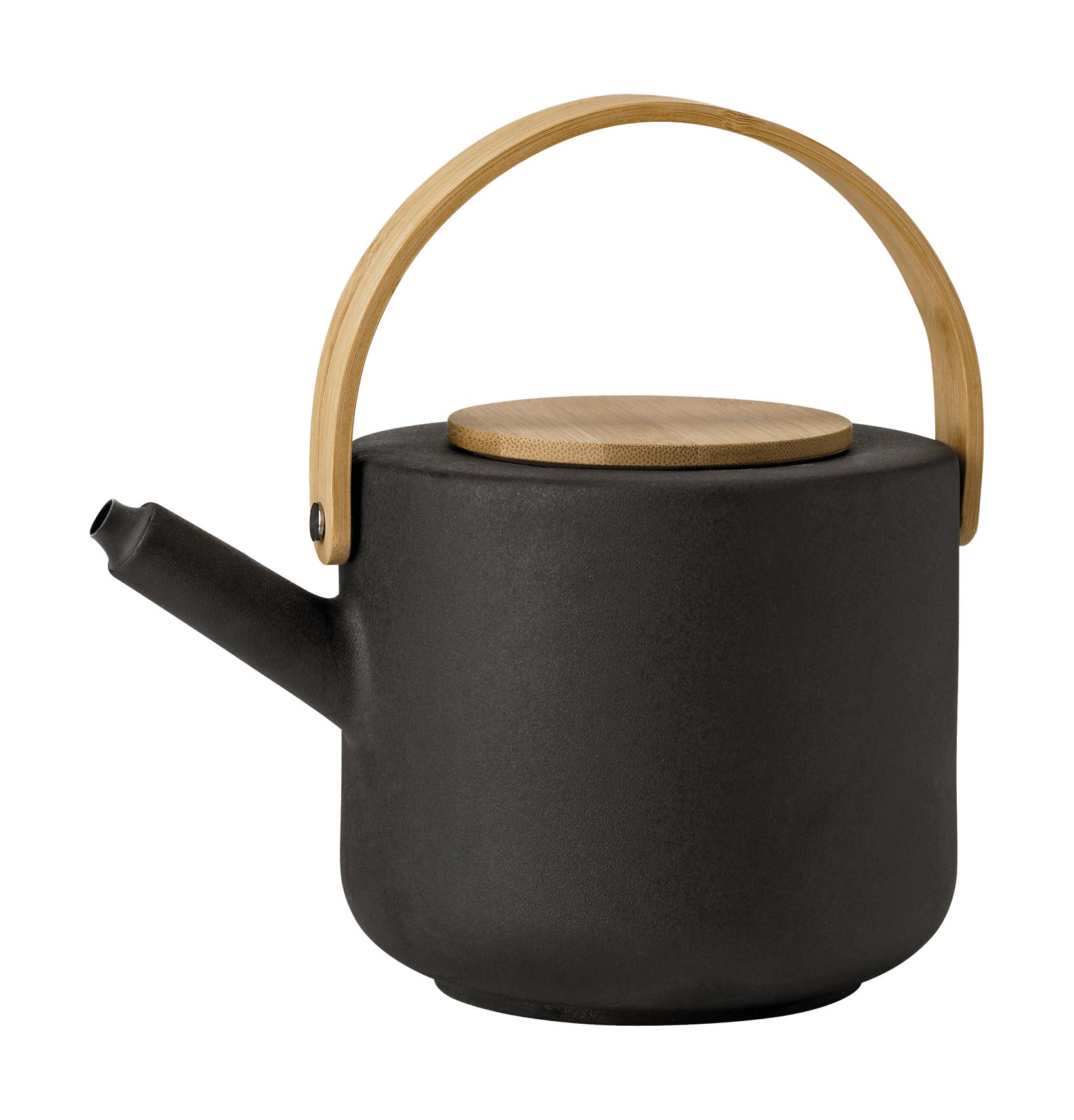 [product_category]-Stelton Theo Teapot 1,25 L, Black-Stelton-5709846016002-X-630-STE-1