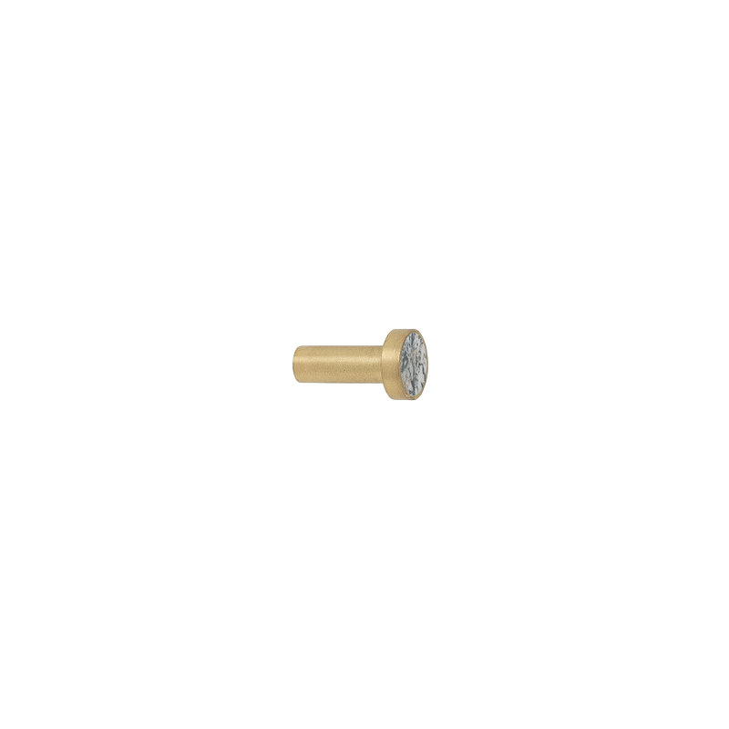 Ferm Living Haken mit Stein Small, Agate Moss-Haken-Ferm Living-5704723016151-4211-FER-inwohn