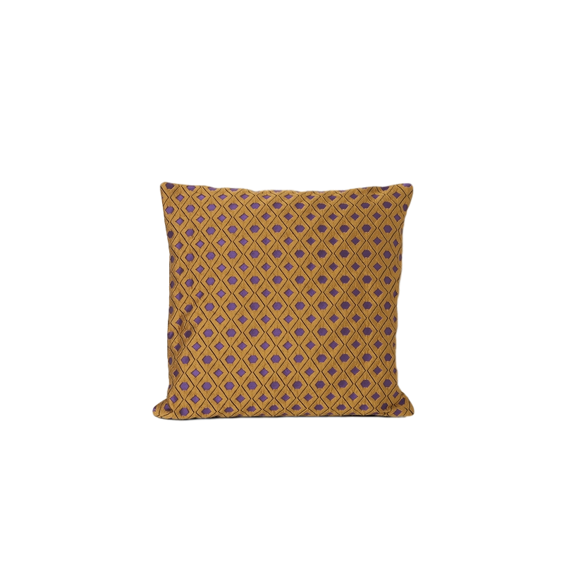 Ferm Living Salon Kissen Mosaic Curry, 40 x 40 cm-Kissen-Ferm Living-274491507 - UDGÅET-7454-FER-EXPIRED-inwohn
