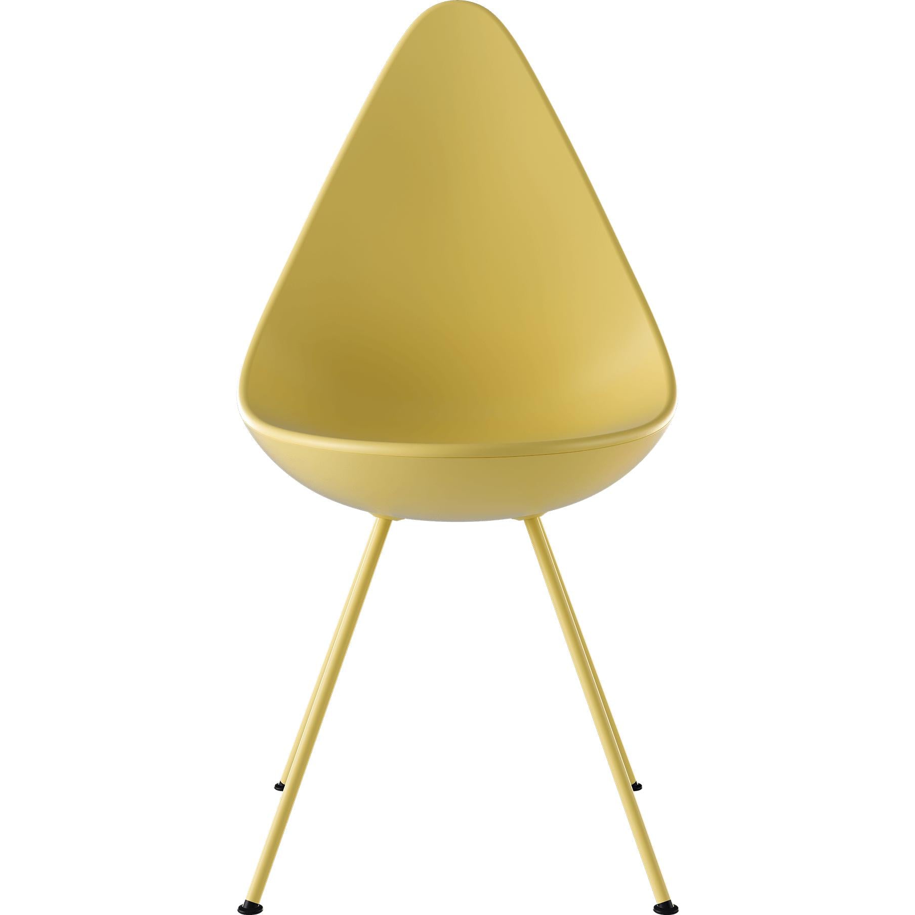 Fritz Hansen The Drop Chair Plastic Monochrome, Gen Z Yellow