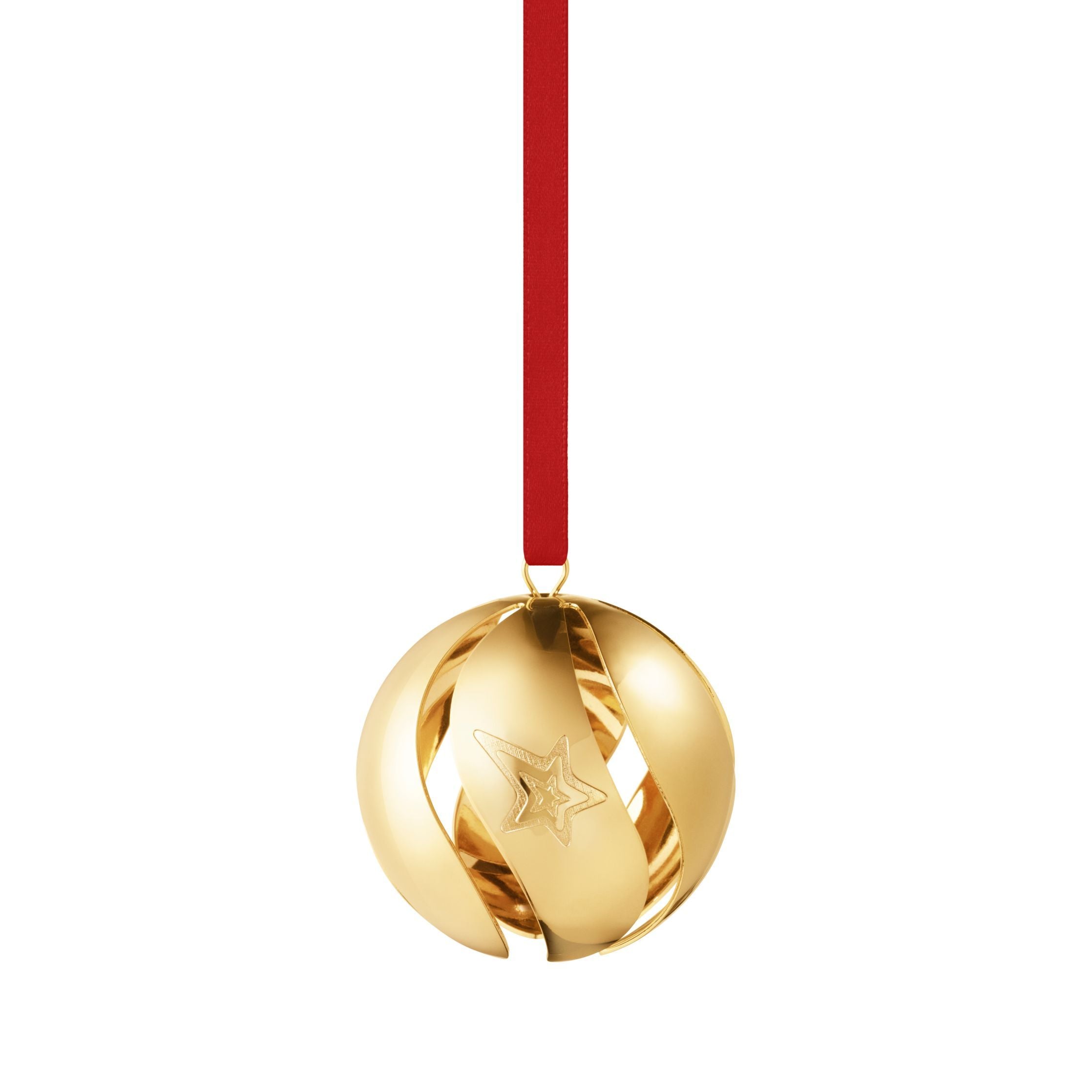 Georg Jensen 2021 Weihnachtskugel, Vergoldet-Weihnachtsdekorationen-Georg Jensen-5713275208501-10019959-GEO-inwohn