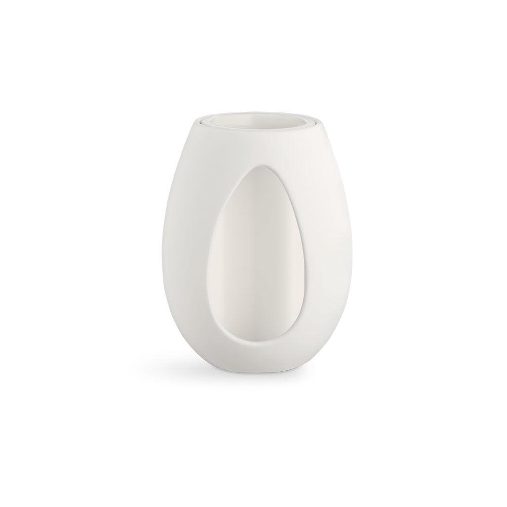 Kähler Kokong Vase, Weiss, H 22cm-Vase-Kähler-5703779182179-691078-KAE-inwohn