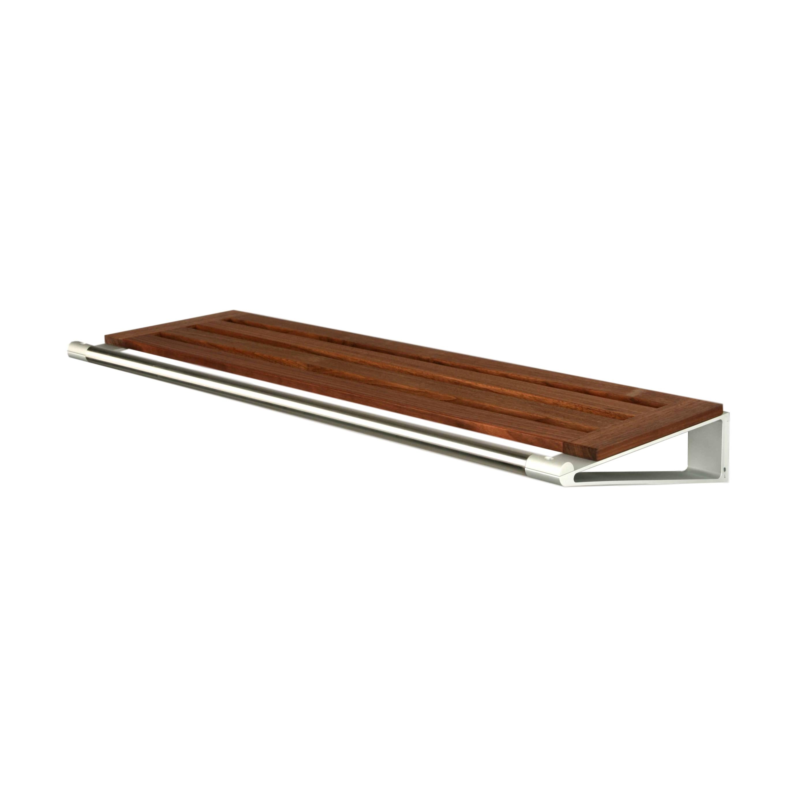 Loca Knax Hat Shelf 40 Cm, Walnut/Grey