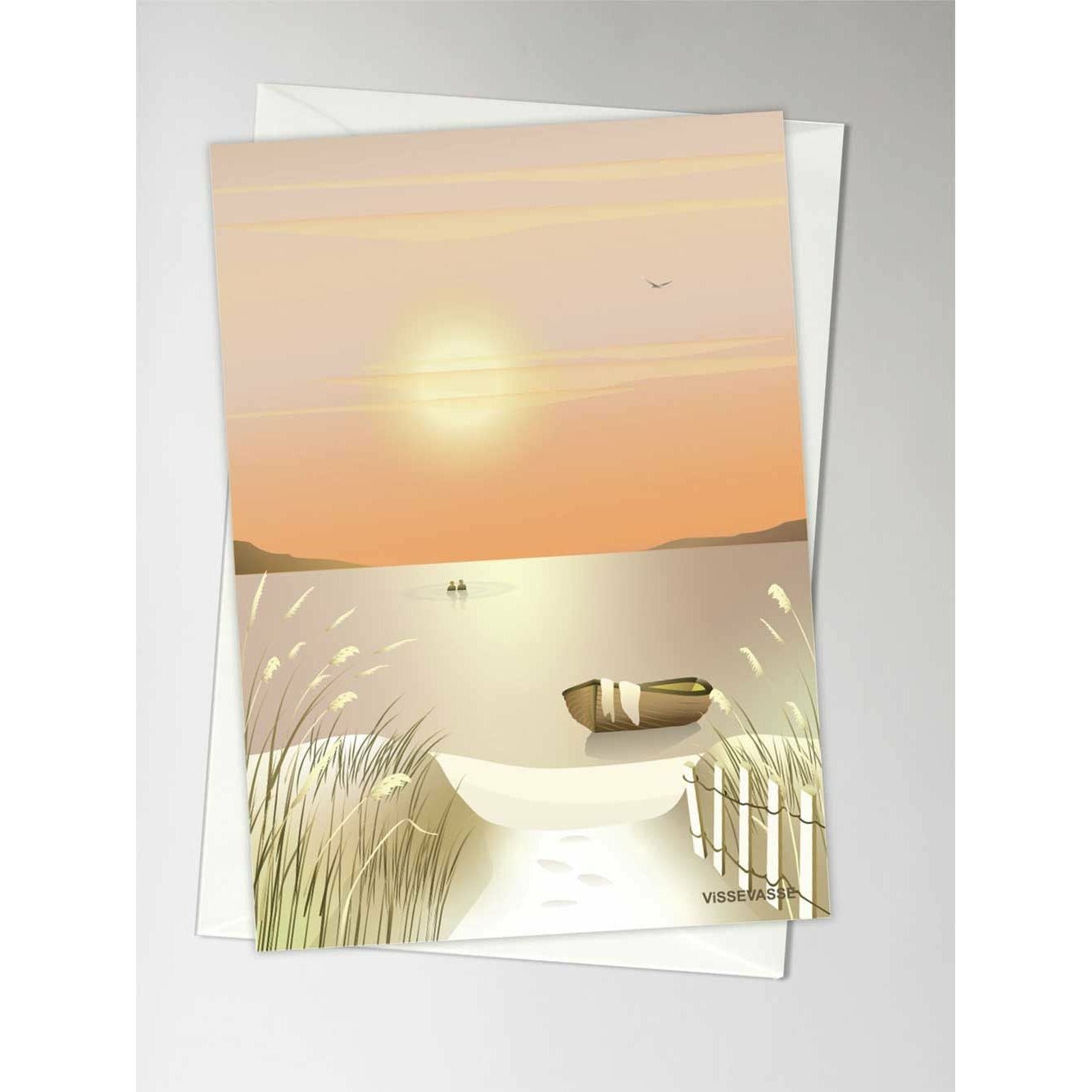 Vissevasse The Dunes Greeting Card, A6